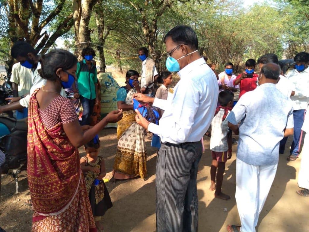 Covid-19 Distribution Face Mask & Food